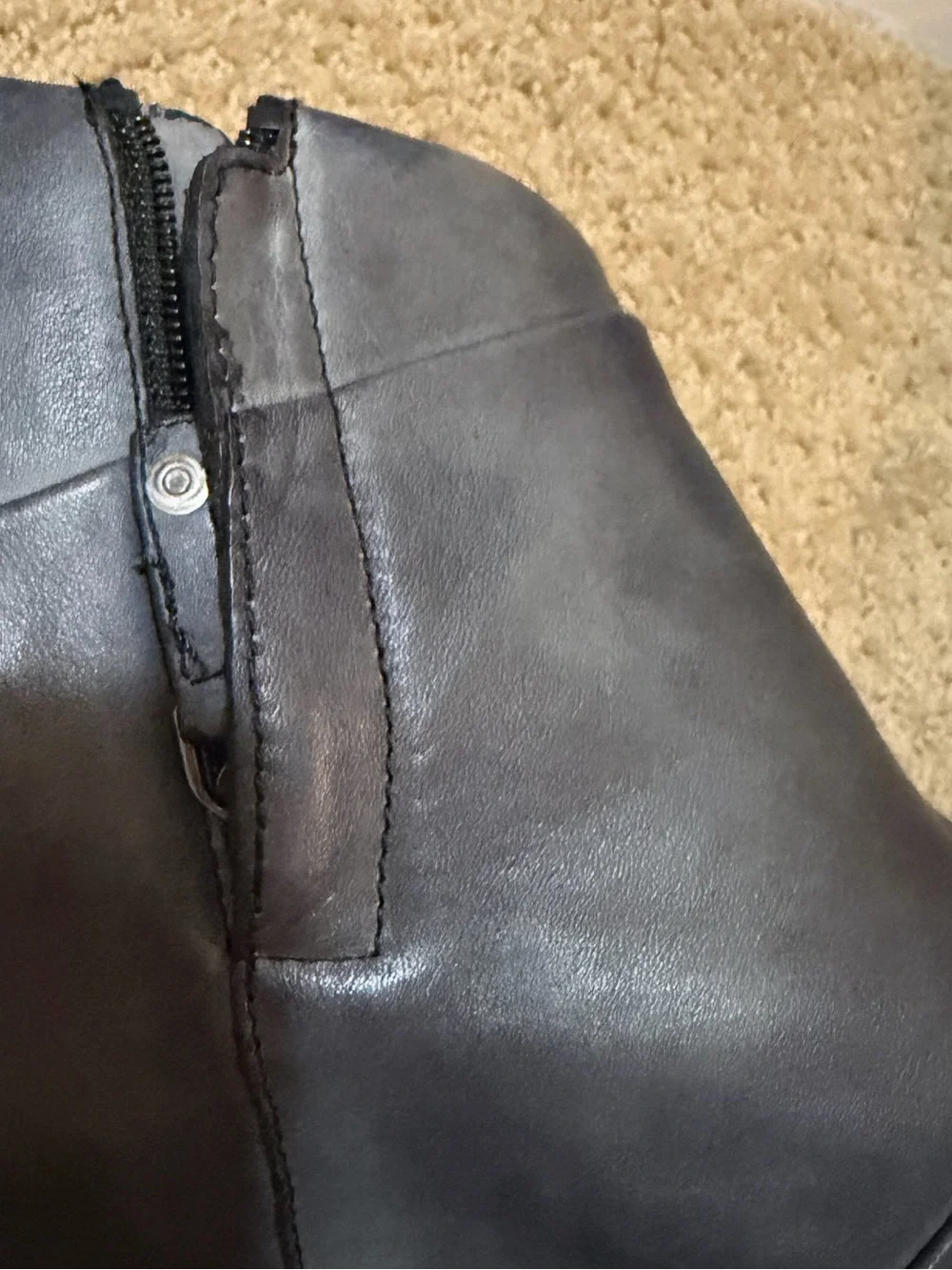 UGG Gray Wedge Ankle Boots - Sleek Zip-Closure Style
